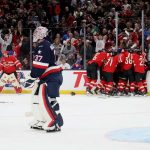 4 Nations Face-Off - USA hockey team celebrating tournament victory