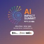 AI impact startup book - Business professionals at technology summit discussing AI innovations and startup initiatives