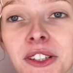Apple Martin beauty tutorial - Apple Martin in a candid beauty tutorial showing natural skin