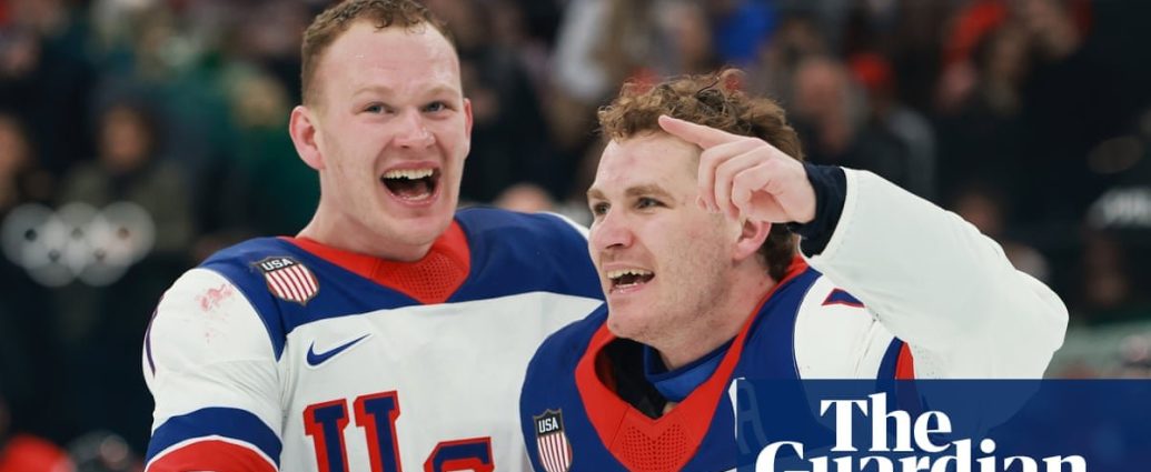 Brady Tkachuk AI video - Brady Tkachuk celebrating during hockey game in Team USA uniform