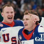 Brady Tkachuk AI video - Brady Tkachuk celebrating during hockey game in Team USA uniform
