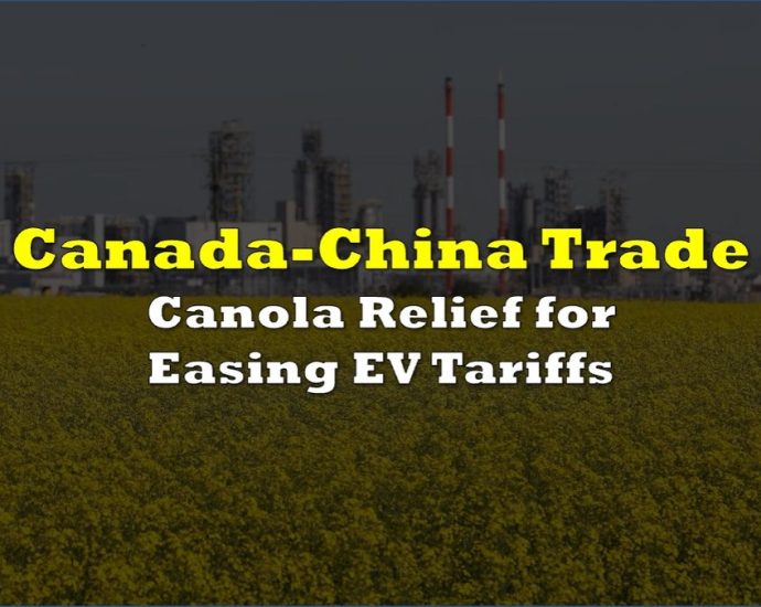 China Canada tariffs - Canadian and Chinese flags representing renewed trade relations