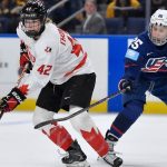 Claire Thompson hockey - Canadian women's hockey player during Olympic competition