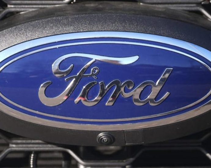Ford recall Canada - Ford vehicles lined up at a dealership service center for recall repairs