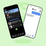 Germ private messenger Bluesky - Smartphone displaying encrypted messaging interface with security icons