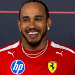 Hamilton Ferrari 2026 - Lewis Hamilton in Ferrari red racing suit during 2026 Formula 1 pre-season testing