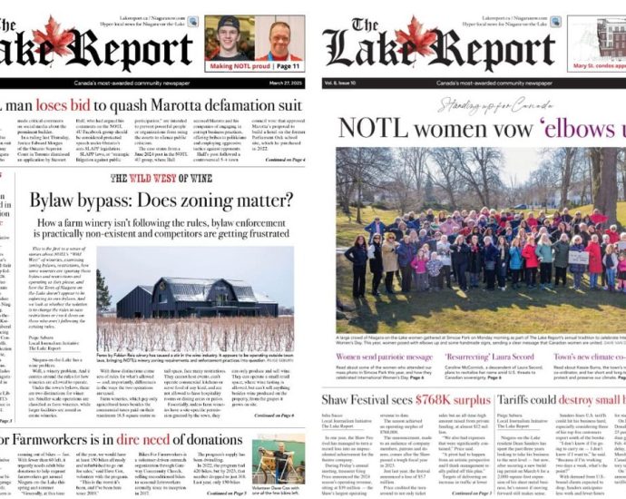 Lake Report awards - Journalism awards and trophies representing community newspaper recognition