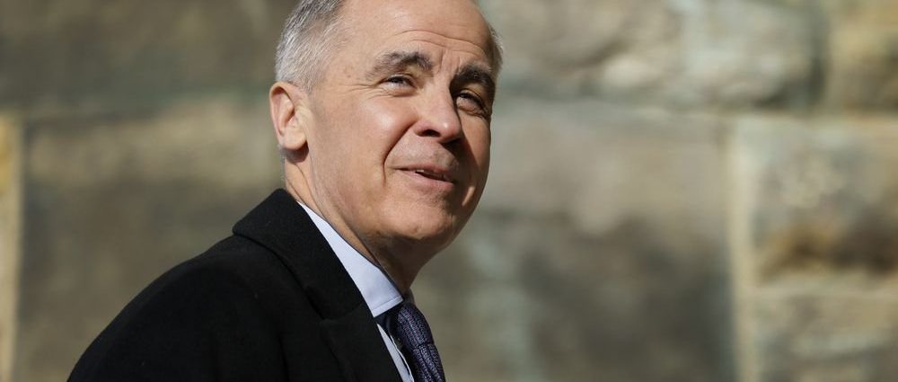 Mark Carney anti-Trump alliance - Mark Carney speaking at a political event, representing Canadian political leadership discussions