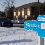 Niagara rental rates - Interior view of a small modern rental apartment with minimal furnishings