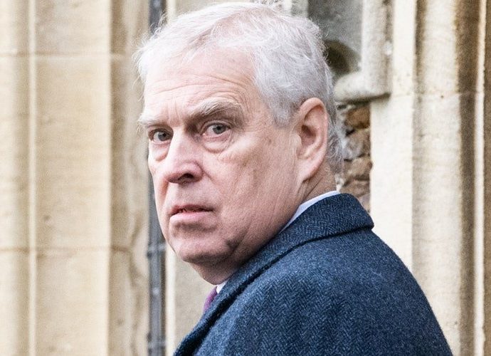 Prince Andrew arrested - Police vehicles outside royal residence during arrest of former Prince Andrew