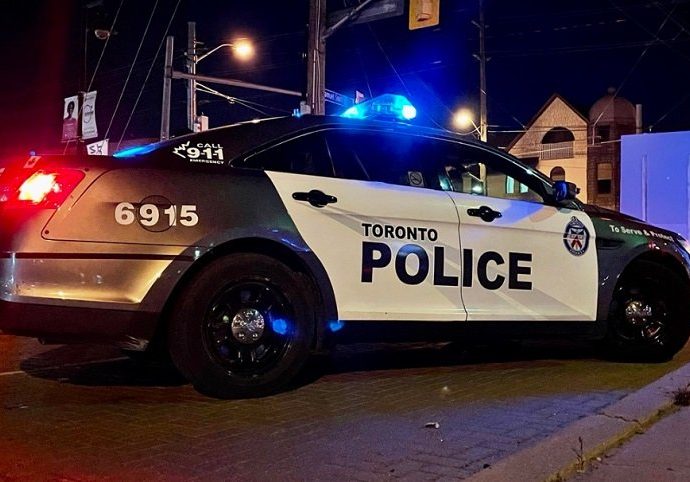Scarborough vehicle incident - Pedestrian crosswalk in Scarborough showing typical street intersection