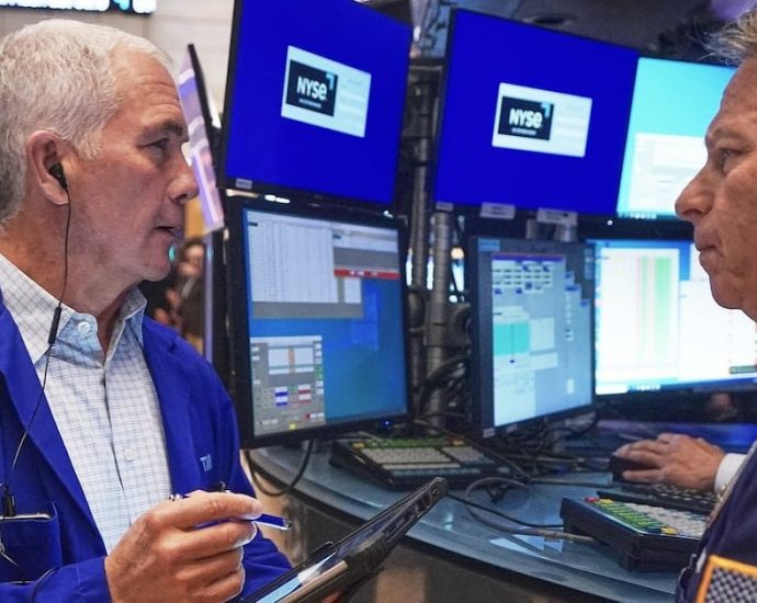 U.S. stocks crash - Stock market charts showing declining prices on trading screens