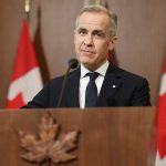 Carney military Iran - Prime Minister Mark Carney speaking at a press conference in Ottawa