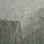 flood warnings Waterloo - Heavy rain and flooding on city streets during severe thunderstorm
