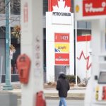 GTA gas prices - Gas station price display showing rising fuel costs in the Greater Toronto Area