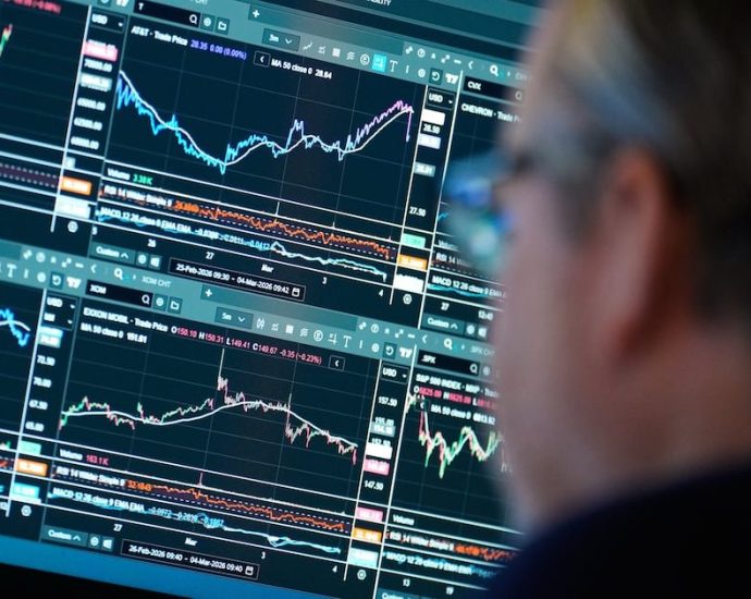 Trump tariffs Canadian stocks - Stock market trading screens showing Canadian financial data and investment charts