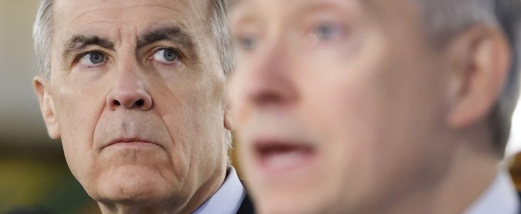 Carney rail investigation - Mark Carney speaking at parliamentary committee hearing about government policy